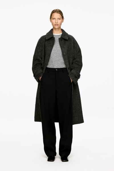 Pantalon jambes barrel – Noir – Femme – ARKET FR