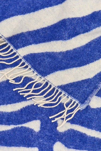 Klippan Wool Blanket – Bright Blue/Off White – ARKET EU