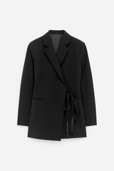 Blazer Donna Nero In Cotone BLK DNM Taglia US 4 NWT 500051196399 Blazer Donna Nero In Cotone BLK DNM Taglia US 4 NWT 500051196399