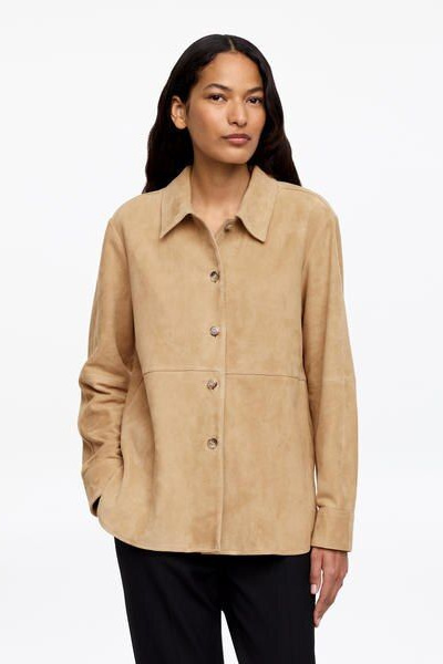 Suede Shirt – Beige – Women – ARKET EU