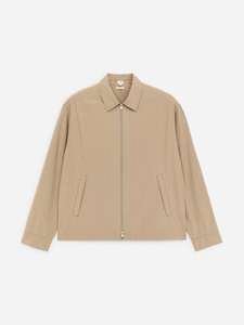 Poplin Drizzler Jacket – Beige/Checkered – Men – ARKET GB