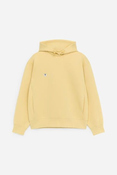 dynamic yellow hoodie