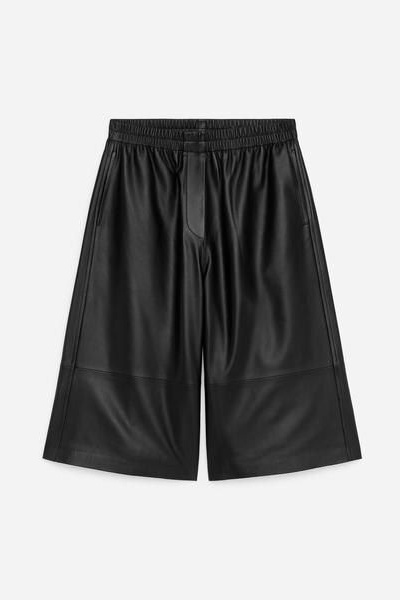 Leather Shorts – Black – Women – ARKET EU