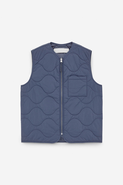 Veste matelassée sans manches 2-en-1 – Bleu – ARKET FR