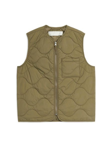 ジャケット・アウター 70s Sears quilted liner vest Quilted Liner Vest – Rust – ARKET NL